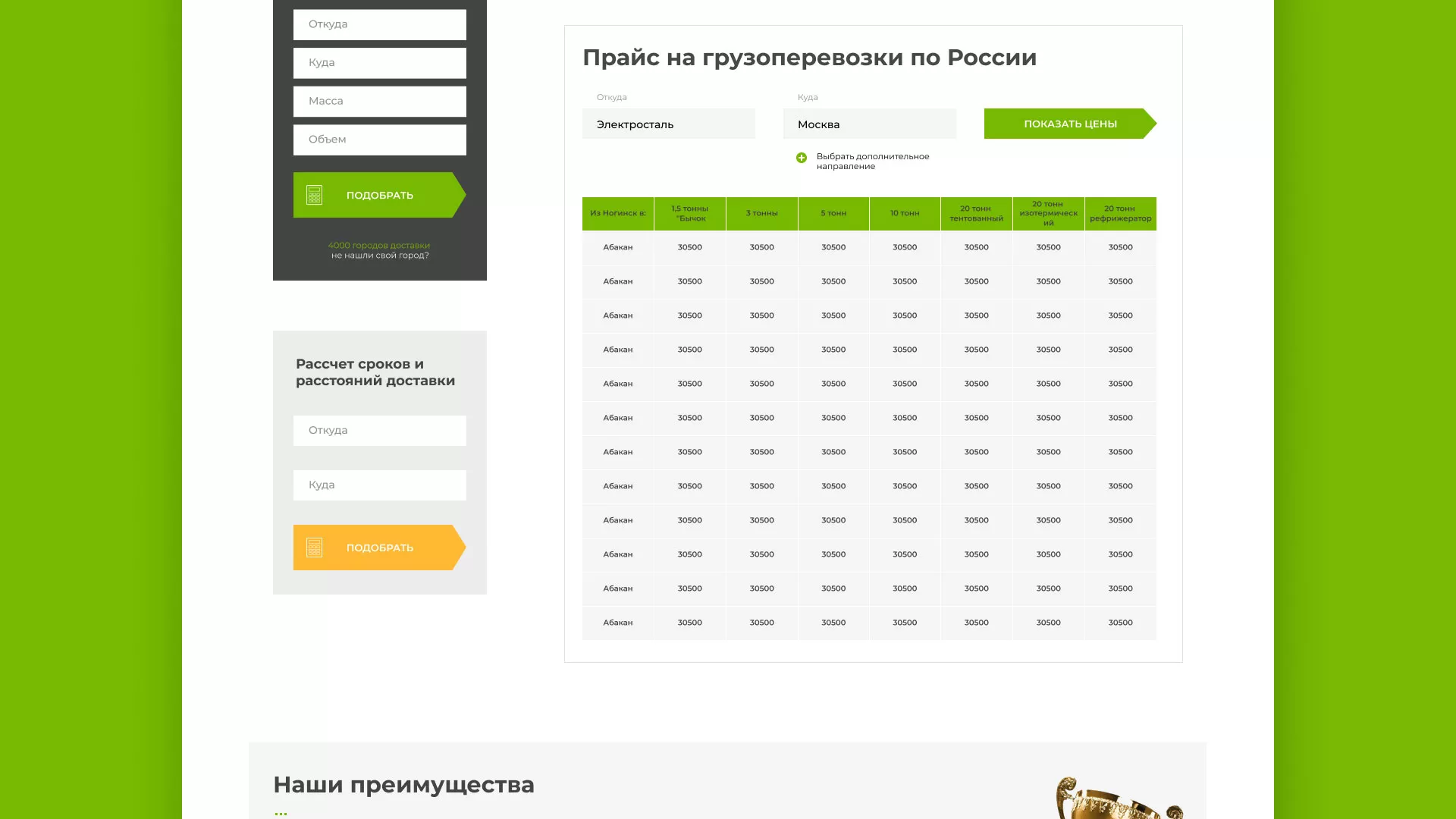 Разработка логотипа и сайта компании «Инком-Логистика» в Ядрине
