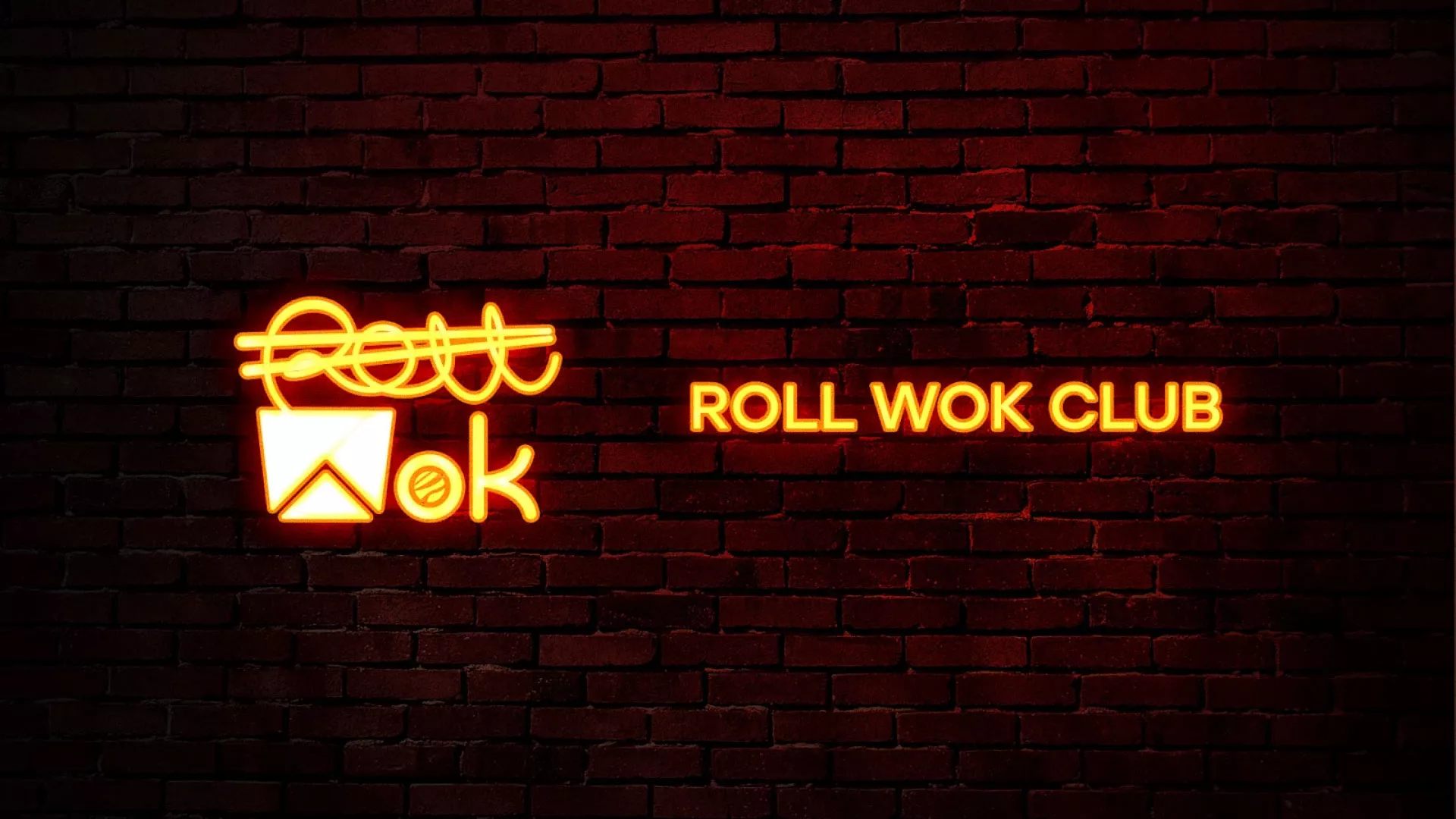 Разработка интерьерной вывески суши-бара «Roll Wok Club» в Ядрине