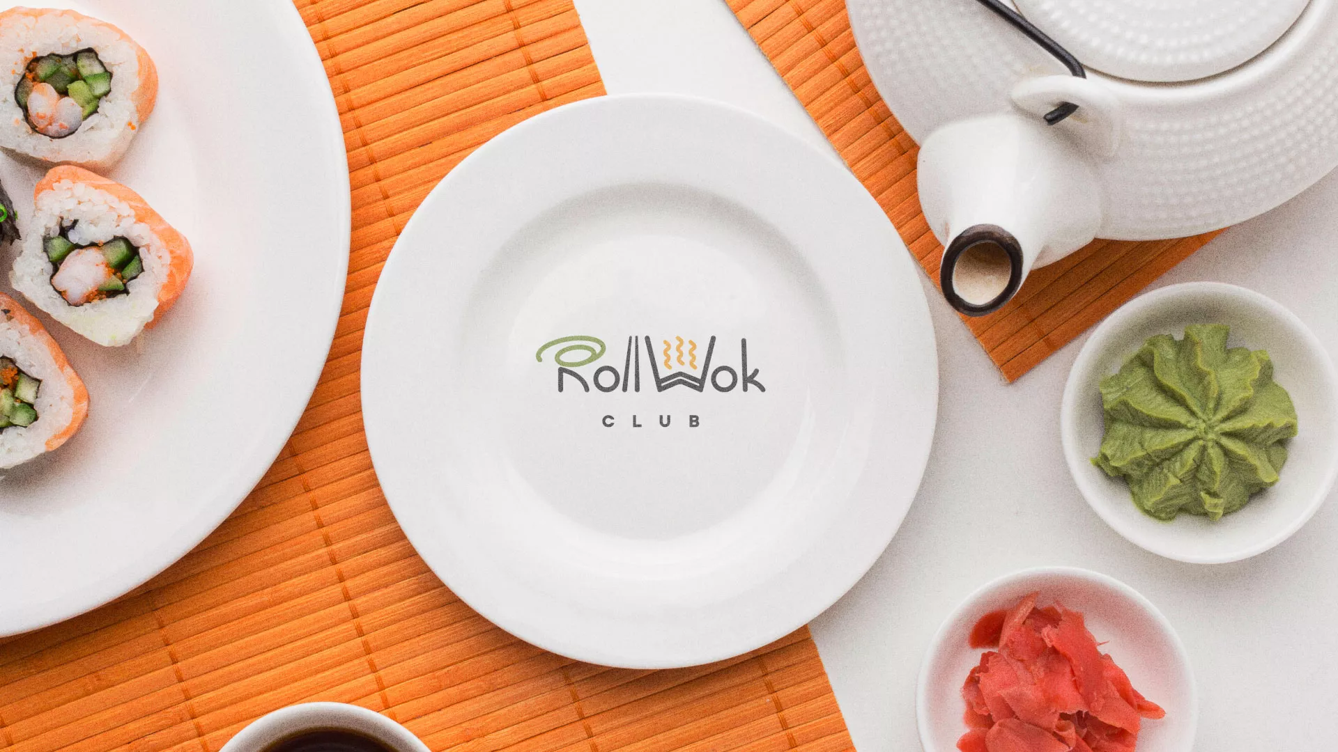 Разработка логотипа и фирменного стиля в Ядрине для суши-бара «Roll Wok Club» Разработка логотипа и фирменного стиля в Ядрине для суши-бара «Roll Wok Club»